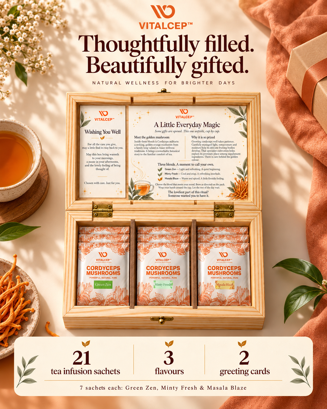 Vitalcep Tea Infusion Gift Box
