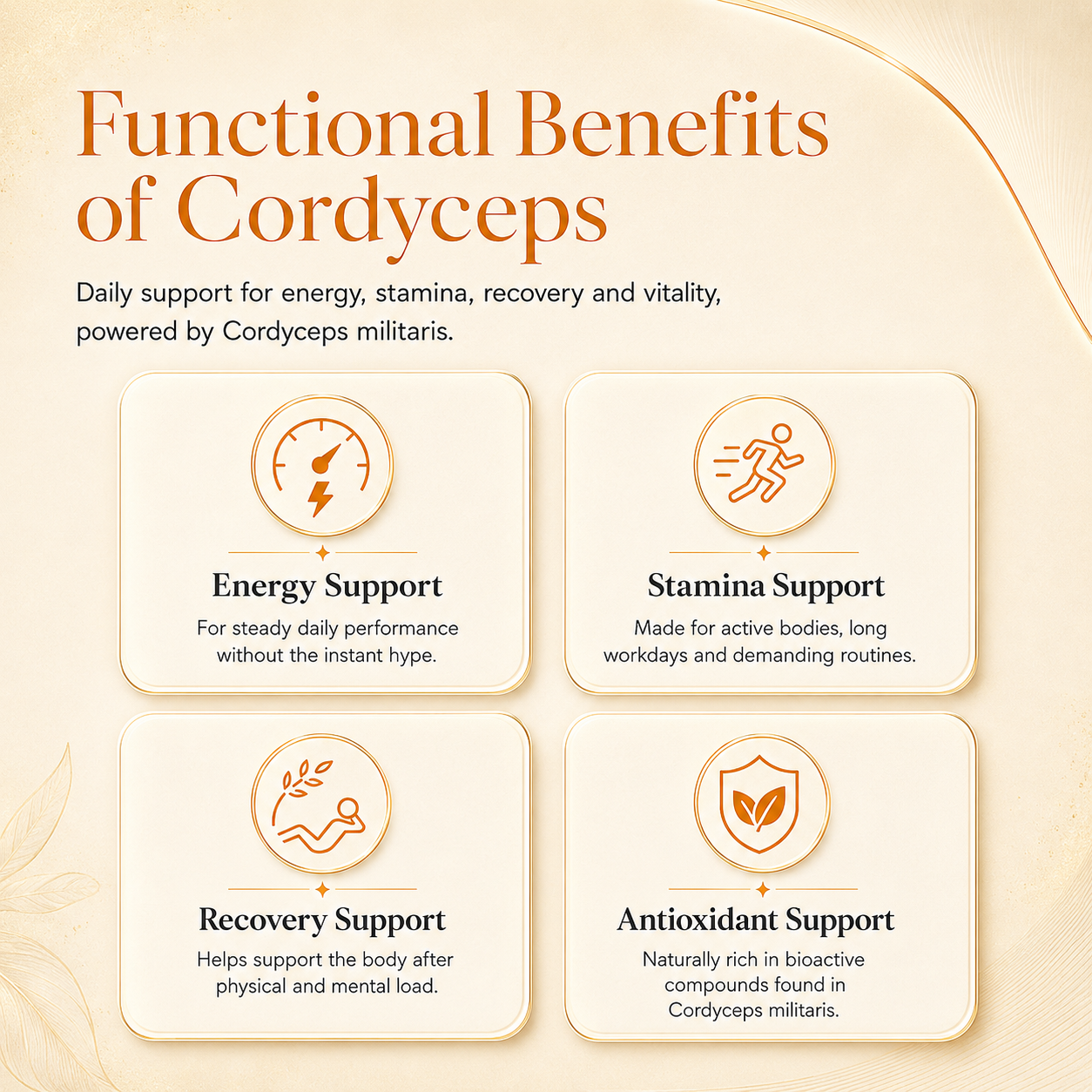 Cordyceps Militaris Raw & Dried (Keedajadi) | Lab-Tested | Vitalcep